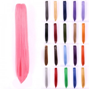 60cm Long Straight Anime Ponytails For Wigs Multi Colors For Choose