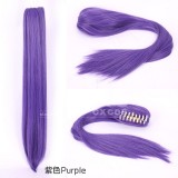 60cm Long Straight Anime Ponytails For Wigs Multi Colors For Choose