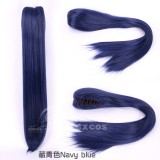 60cm Long Straight Anime Ponytails For Wigs Multi Colors For Choose