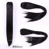 60cm Long Straight Anime Ponytails For Wigs Multi Colors For Choose