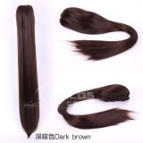 60cm Long Straight Anime Ponytails For Wigs Multi Colors For Choose