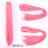 60cm Long Straight Anime Ponytails For Wigs Multi Colors For Choose