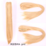 60cm Long Straight Anime Ponytails For Wigs Multi Colors For Choose