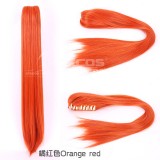 60cm Long Straight Anime Ponytails For Wigs Multi Colors For Choose