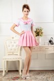 New Anime Costumes School Unfirm Clothes For Girls Pink Sailor Suit Dress Lolita Maid Dress DS003