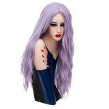 2019 New Fashion Halloween 70cm Long Curly Multi Colors Synthetic Anime Hair Wig Cosplay Lolita Wigs