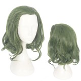 35cm Short Curly Green Mixed The Joker Movie Arthur Fleck Wig Synthetic Anime Cosplay Wig CS-413A