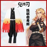 2019 New Demon Slayer Anime Rengoku Kyoujurou Costume Halloween Cosplay Costumes COS-327