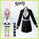 2019 New Demon Slayer Anime Kanroji Mitsuri Costume Halloween Cosplay Costumes COS-326