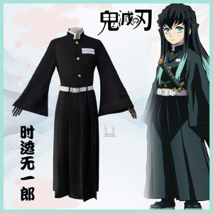 2019 New Demon Slayer Anime Tokitou Muichirou Costume Halloween Cosplay Costumes COS-325