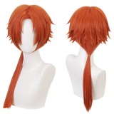 60cm Long Straight Orange Red Toilet Bound Hanako kun あおい あかね Wig Synthetic Anime Cosplay Wigs CS-428A