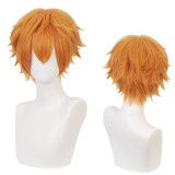 30cm Short Straight Orange Toilet Bound Hanako kun Kouji Wig Synthetic Anime Cosplay Wigs CS-429A
