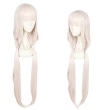 100cm Long Straight Cherry Pink Nekopara Vanilla Wig Synthetic Anime Cosplay Wigs With 2Ponytails CS-453B
