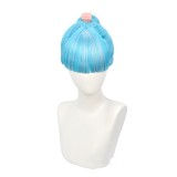 30cm Short Pink Blue League of Legends LOL True Damage Qiyana Wig Synthetic Anime Cosplay Wigs CS-394I