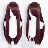 80cm Long Straight Promotion Wigs Multi Colors Synthetic Anime Hair Wig Heat Resistant Cosplay Wigs