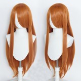 80cm Long Straight Promotion Wigs Multi Colors Synthetic Anime Hair Wig Heat Resistant Cosplay Wigs