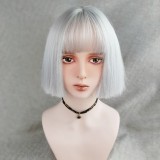 Wholesale 35cm Short Straight Multi Colors Peluca European Fashion Bobo Anime Wig Cosplay Lolita Wig For Party CS-350