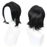 30cm Short Black Jujutsu Kaisen Anime Yuta Okkotsu Wig Cosplay Synthetic Hair Wigs CS-458N