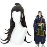 65cm Long Black Jujutsu Kaisen Anime Wig Geto Suguru Hair Synthetic Cosplay Costume Wigs CS-458K