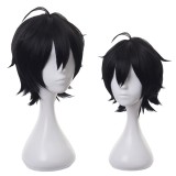 30cm Short Black Horimiya Anime Miyamura Izumi Wig Cosplay Synthetic Halloween Party Wigs CS-476A