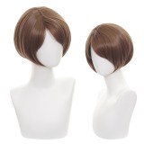 30cm Short Straight Brown Otherside Picnic Anime Wig Akari Seto Synthetic Cosplay Hair Wigs CS-464B