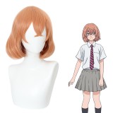 35cm Short Orange Tokyo Revengers AnimeTachibana Hinata Wig Cosplay Synthetic Hair Wigs CS-485G