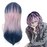 45cm Medium Long Blue&Purple Mixed Tokyo Revengers Rindo Haitani Wig Synthetic Anime Cosplay Wigs CS-485F