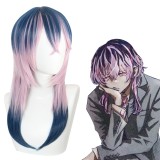 45cm Medium Long Blue&Purple Mixed Tokyo Revengers Rindo Haitani Wig Synthetic Anime Cosplay Wigs CS-485F