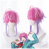 35cm Short Color Mixed  Hypnosis Mic Ramuda Amemura Wig Synthetic Hair Anime Cosplay Wigs CS-383C