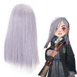 50cm Long Straight Purple Gray Harry Potter: Magic Awakened Game Ivy Warrington Wig Cosplay Synthetic Anime Wigs CS-491B