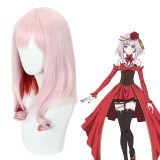 40cm Medium Long Pink&Red Takt Op Destiny Anime Destiny Wig Synthetic Anime Cosplay Wigs CS-490A