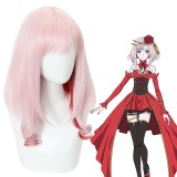 40cm Medium Long Pink&Red Takt Op Destiny Anime Destiny Wig Synthetic Anime Cosplay Wigs CS-490A