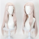 80cm Long Light Pink Naraka: Bladepoint Tsuchimikado Kurumi Wig Cosplay Synthetic Anime Hair Wigs CS-492B