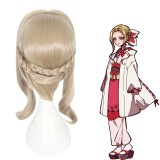 40cm Medium Long Curly Flaxen Toilet Bound Hanako kun Yako Wig Synthetic Anime Cosplay Wigs CS-433A