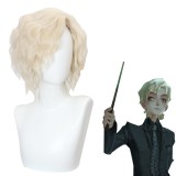 30cm Short Curly Light Golden The Night Manor Wig Cosplay Harry Potter: Magic Awakened Game Synthetic Hair Wigs CS-491C