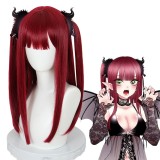 55cm Long Straight Dark Red My Dress-Up Darling Anime Kitagawa Marin Little Devil Wig Cosplay Synthetic Hair Wig CS-495C