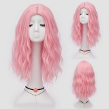 50cm Long Fashion Body Wave Light Pink Lolita Hair Synthetic Anime Halloween Party Cosplay Wigs LW022