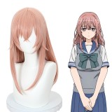 50cm Long Straight Pink My Dress Up Darling Inui Shinju Wig Synthetic Anime Cosplay Heat Resistant Hair Wigs CS-495D