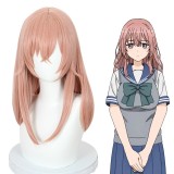 50cm Long Straight Pink My Dress Up Darling Inui Shinju Wig Synthetic Anime Cosplay Heat Resistant Hair Wigs CS-495D