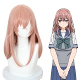 50cm Long Straight Pink My Dress Up Darling Inui Shinju Wig Synthetic Anime Cosplay Heat Resistant Hair Wigs CS-495D