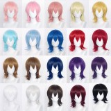 35cm Short Multi Colors MSN Wig Cosplay Synthetic Anime Heat Resistant Hair Wigs For Party CC004