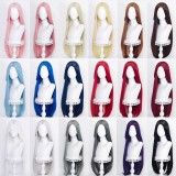 High Quality 100cm Long Straight Multi Colors MSN Wig Synthetic Anime Heat Resistant Cosplay Hair Wigs Without Bangs CC006