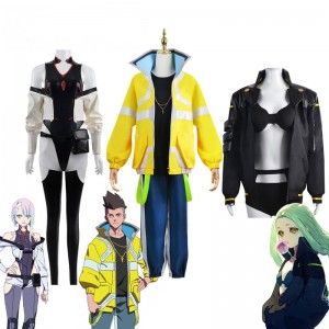 2022 New Cyberpunk Edgerunners Anime David Lucy Rebecca Cosplay Costume Halloween Party Costumes