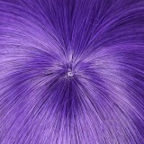 60cm Long Curly Purple Project Sekai Game Asahina Mafuyu Wig Synthetic Anime Cosplay Wigs With One Ponytail CS-512B