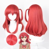 50cm Long Red Bocchi The Rock Anime Kita Ikuyo Wig Cosplay Synthetic Halloween Party Hair Wigs CS-517B