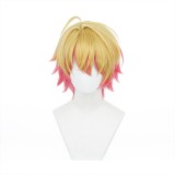 35cm Short Blonde&Rose Mixed Oshi no Ko Anime Hoshino Akuamarin Wig Cosplay Synthetic Halloween Party Wig CS-525D