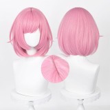 35cm Short Straight Pink Project Sekai Game Ootori Emu Wig Cosplay Synthetic Anime Hair Wigs CS-512G