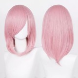 High Quality 40cm Medium Long MSN Bob Wig Cosplay Multi Colors Peluca Synthetic Anime Cosplay Heat Resistant Hair Wigs CC007