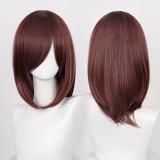 High Quality 40cm Medium Long MSN Bob Wig Cosplay Multi Colors Peluca Synthetic Anime Cosplay Heat Resistant Hair Wigs CC007