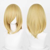 High Quality 40cm Medium Long MSN Bob Wig Cosplay Multi Colors Peluca Synthetic Anime Cosplay Heat Resistant Hair Wigs CC007